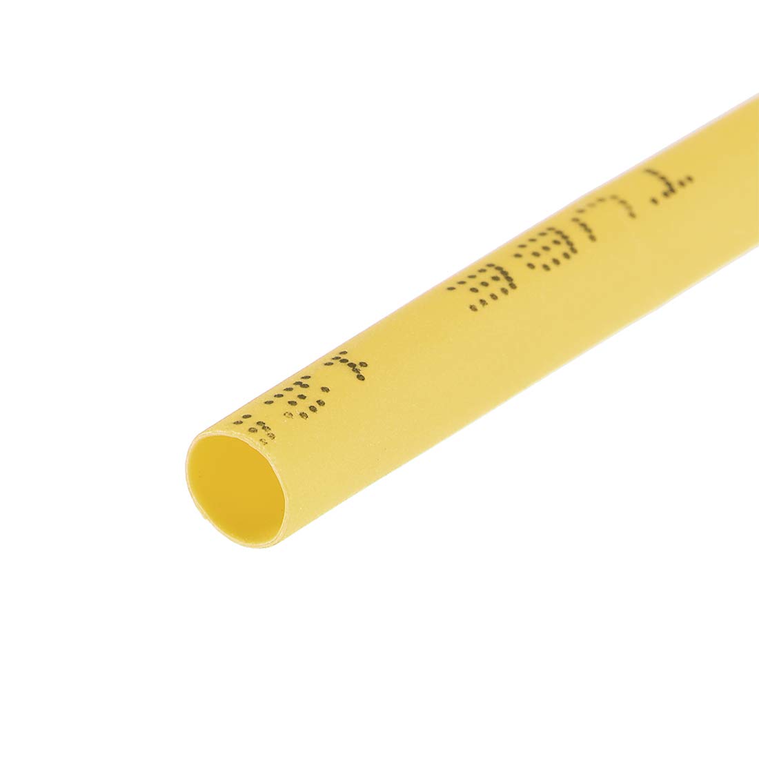 sourcing map Heat Shrink Tubing, 1/8"(3mm) Dia 2:1 rate Shrinkable Tube Cable Sleeve 7m - Yellow
