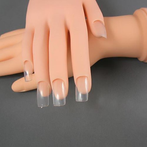 ACE New Practice Hand Model Flexible Movable Soft Fake Hand for Nail Art Training