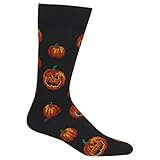 Hot Sox Men's Pumpkin Sock