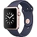 Apple FBA_MNPL2LL/A Watch Series 2, 42mm Rose Gold Aluminum Case with Midnight Blue Sport Band