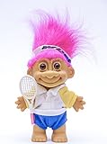 My Lucky TENNIS PLAYER Troll Doll (Hot Pink Hair)