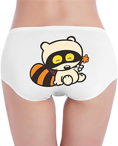 Sexsexy Sleeping Bear Seamless Underwear Hipster Panties For Women White