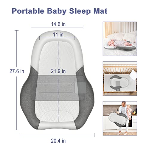 Baby Breathing Monitor, Smart Baby Monitors with Mat Tracks Baby's
