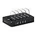 Satechi 5-Port USB Charging Station Dock with Qualcomm Certified Quick Charge 2.0 for iPhone X, 8 Plus, 8, Ipad Pro, Air, Mini, Samsung Galaxy S8 and More (Black)