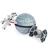 seven20 Scenez Star Wars Death Star Collectible Plush Set, Gray