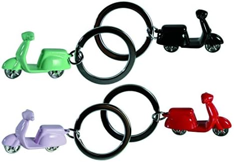 Fantastic Xmas Christmas Stocking Filler Top Up Gift Idea Toys & Games Age 3 + , Child Girls Girl Children - Moped Scooter - Green Scooter, Moped, Vesspa Metal Keyring Keychain - One Supplied