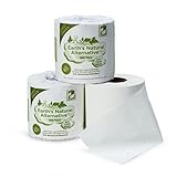 Earth's Natural Alternative Tree-Free Soft White Bath Tissue Jumbo Rolls, 48 Count