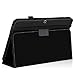 MoKo Samsung Galaxy Tab 3 10.1 and Galaxy Tab 4 10.1 Case - Slim Folding Cover Case for Samsung Galaxy Tab 3 10.1 and Tab 4 10.1 Inch Android Tablet, BLACK (With Smart Cover Auto Wake / Sleep)