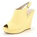 DREAM PAIRS Women's Open Peep Toe High Platform Summer Wedge Sandals
