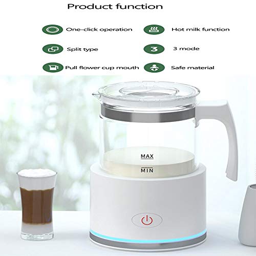 ALK 550W Elektrischer Milchaufschäumer, Antihaftbeschichtung, Erhitzen Und Aufschäumen Für Heiße Und Kalte Milch… – Bild 3