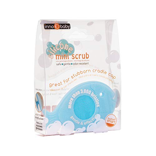 Innobaby Bathin Smart Baby Bath Silicone Cradle Cap Brush, Essential