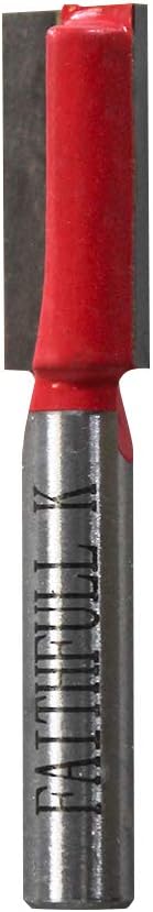 Faithfull Router Bit Tc Two Flute 7.0Mm, multi-coloured, 7/25.4 mm
