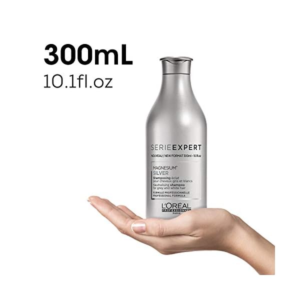 LOreal-Professionnel-Serie-Expert-Silver-Shampoo L’Oréal Professionnel |Shampoo, Grey, White or Light Blonde Hair, Serie Expert Silver