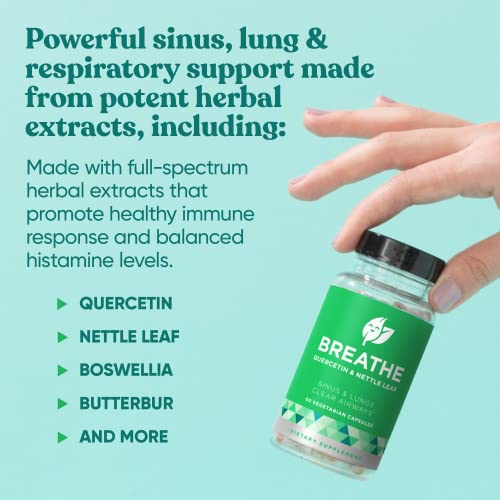 Breathe Inhaler Support Supplement Sinus, Lungs, Open & Clear Airways