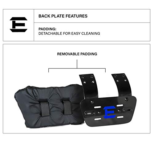 image for EliteTek Sports - Universal FIT for All Shoulder Pads - Football - Bac