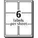 Avery Printable Shipping Labels with Sure Feed, 3-1/3