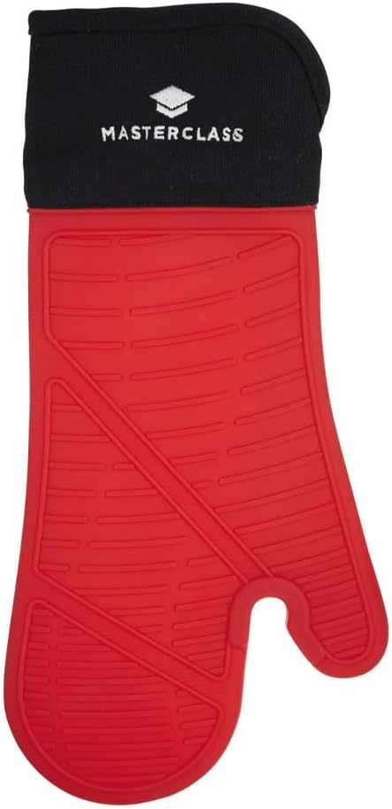 MasterClass Single Oven Glove Silicone Non-Slip Heat Resistant 250C