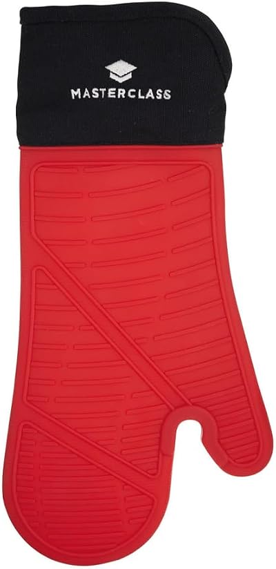 MasterClass Single Oven Glove Silicone Non-Slip Heat Resistant 250C