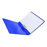 ACCO Presstex Grip Punchless Binder with Spring Action Clamp, 0.62 Inch Capacity, Dark Blue (42523)