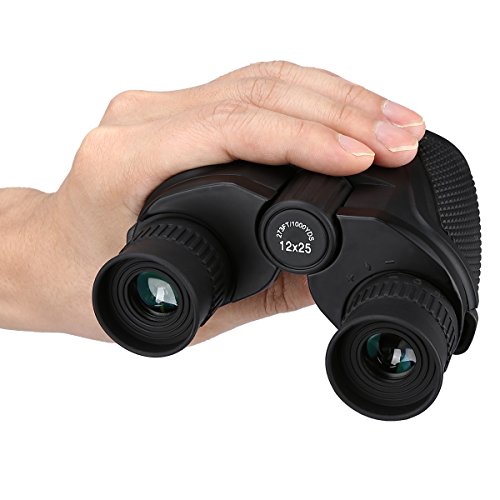 G4Free-12x25-Compact-BinocularsBAK4Green-LensLarge-Eyepiece-Super-High-Powered-Field-Surveillance-Binoculars