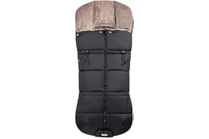 AGACAS Stroller Footmuff - Universal Winter Thicken Bunting Sleeping Bag, Water Repellent Cover, Shearing Blanket, Fits All Pushchair/Pram/Car Seats with Warm Hand Gloves/Warmmuffs