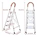 DGCUS Lightweight Aluminum 4 Step Ladder Folding Step Stool 5-Foot Stepladders Home and Kitchen Anti-Slip Sturdy and Wide Pedal Ladders 300lbs Capacity Space Saving