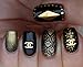 5 Sheets Self Adhesive Nail Art Stickers Decal Luxury Nail Designers Nails Logo Nail Decal...