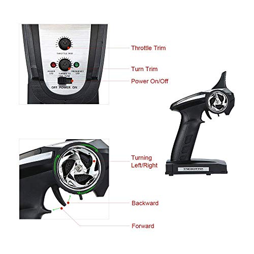 Mini-Spielzeug-Boot 2,4 GHz Submarine Fish Tank Speedboat Kind Sommer-Wasser-Schiffe Spielzeug verhindert Wassereintritt… – Bild 8