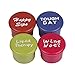 JBtek Pack of 4 Wine Stoppers, Seal Your Favorite Wine with Silicone Bottle Cap Art