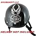 #1104 Eagle Rhinestone Motorcycle Helmet Bling Sticker Peel Stick Patches Street Bike Half Shell Helmets Sticker Patches