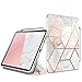 i-Blason Case for New iPad Pro 11 Inch Case 2018 Release, [Cosmo] Full-Body Trifold Stand Protective Case Cover with Auto Sleep/Wake & Pencil Holde, Marble, 11" primary