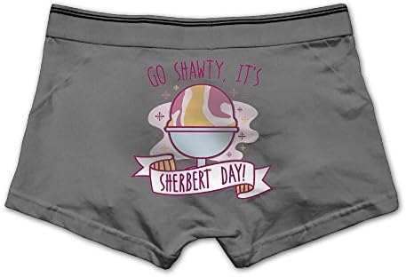 Guangchn Go Shawty, It's Sherbert Day Stretchable Panties For Mens X-Large Ash