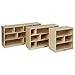 ECR4Kids Mobile Block Storage Cart, Small, Classroom Furniture, Natural