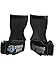 Strong Grips PRO Weight Lifting Heavy Duty Power Lifting Bodybuilding Crossfit Versa Gloves, Alternative for Straps or Hooks and are Best Used for Deadlifts