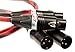 BETTERCABLES.COM Silver Serpent Anniversary Edition Red/Black Balanced XLR Audiophile Audio Cables (Pair - 2 Cables) - High-End, High-Performance, Silver/Copper Hybrid, Low-Capacitance - 3 Feet