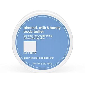Image of LATHER Almond Milk & Honey Body Butter, 6.5 Ounce