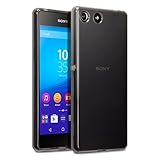 Sony Xperia M5 Case, Terrapin [SLIM FIT] Xperia M5 Cover [Smoke Black] Premium Protective TPU Gel Case for Sony Xperia M5 - Smoke Black