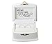 Lillian Rose Rustic Wood Wedding Ring Bearer Alternative Box, White