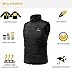 ORORO Men's Lightweight Heated Vest with Battery Pack (Black,XXL)