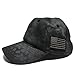 Military imagine Kryptek Punisher Skull DK Charcoal w/US Flag Patch Cap Tactical