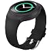 FanTEK Band for Samsung Gear S2 - Soft Silicone Sports Style Replacement Strap Work for Samsung Gear S2 Smart Watch SM-R720 SM-R730 Version Only (Black) primary