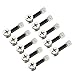 uxcell 10 Sets Furniture Connecting 15mm OD Cam Fitting w Dowel Screws Pre-Inserted Nut