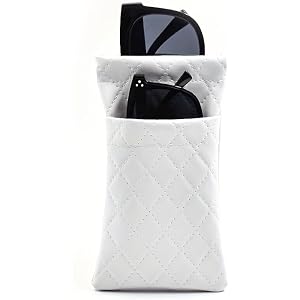 1 Pc Unisex PVC Eyeglass Case, Double-Layer Lightweight & Durable Portable Eyewear Pouch for Men & Women