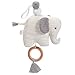 Mud Pie Elephant Musical Stroller Pull Toy, Grey