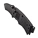 SOG Specialty Knives & Tools TG1002-BX Targa, 3.5-Inch Striaght Edge Tanto Blade, Arc-Lock Folding Knife, Black TiNi Finish