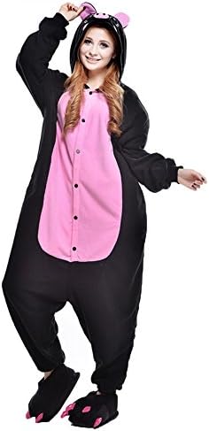 Xqmdress Adult Unisex Animal Pajamas Cosplay Lounge Wear Costume Cartoon Onesie