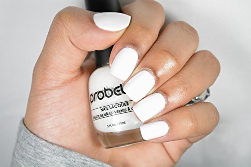 Probelle Nail Lacquer .5 Fl Oz (Chalk White (White Cream))