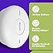 Elvicto Combination Photoelectric Smoke & Carbon Monoxide Detector 10 Year Battery Operated, Travel Portable Fire and Co Alarm for Home, Kitchen
