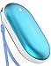 Letouch Rechargeable Hand Warmer 5200mAh Power Bank, Portable USB Electric Hand Warmers Double-Sided Heating Mobile External Battery Charger Best Gift in Winter for Women,Man (Blue)