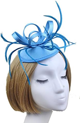 Yiweir Women Pillbox Hat Hair Clip Fascinators Tea Party Cocktail Derby